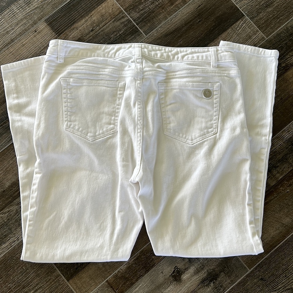 MICHAEL KORS- White Skinny Jeans - Size 10 - Picture 3 of 6
